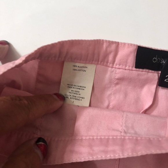 Daisy Fuentes Pink,Brown,White Ombré Skirt Sz 2 - Picture 5 of 8